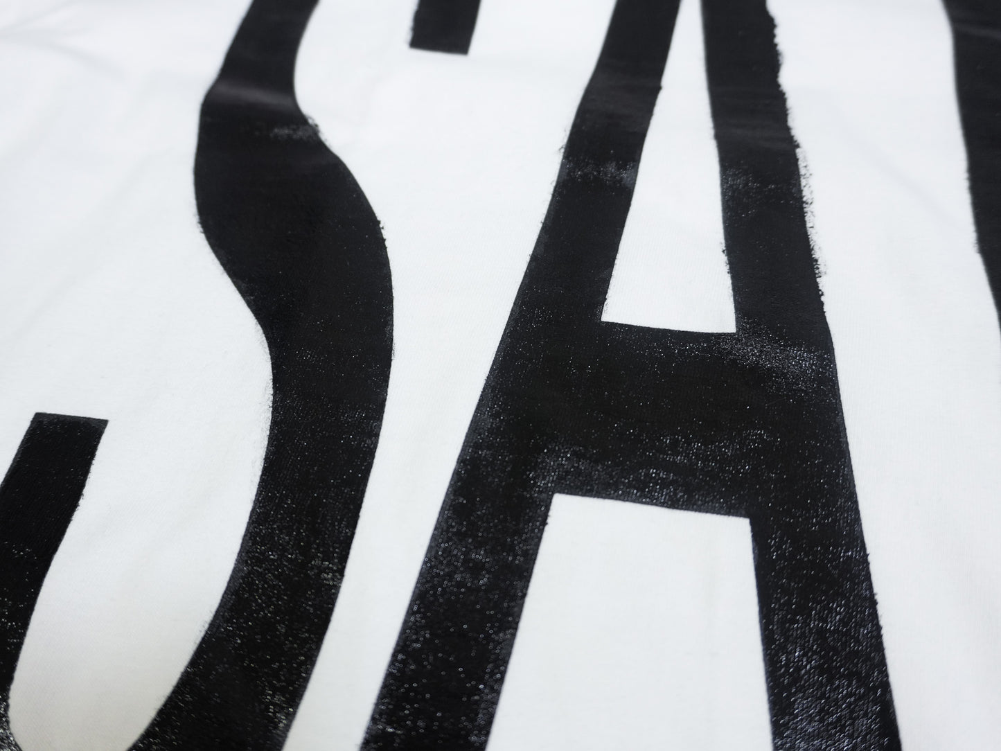 SAD SHORT SLEEVE T-SHIRT WHITE(SHORT LENGTH)