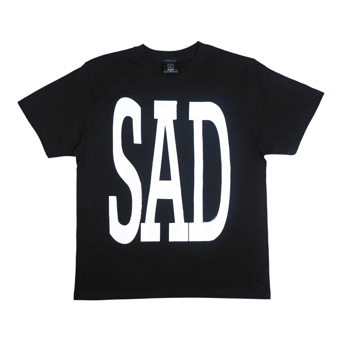 SAD SHORT SLEEVE T-SHIRT BLACK(ORIGINAL LENGTH)