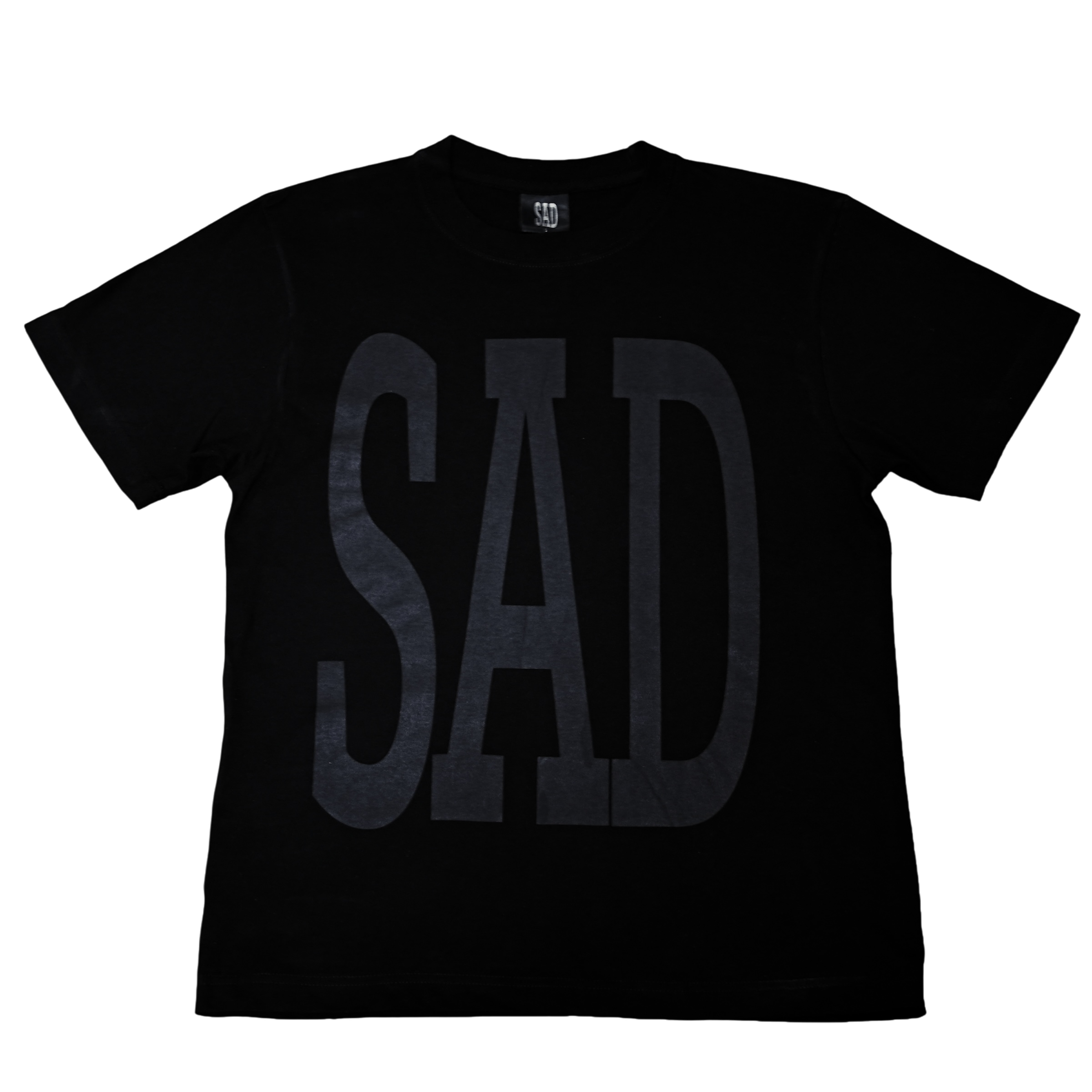 SAD Tシャツ ブラック SAD SHORT SLEEVE T-SHIRT BLACKOUT（ORIGINAL LENGTH）