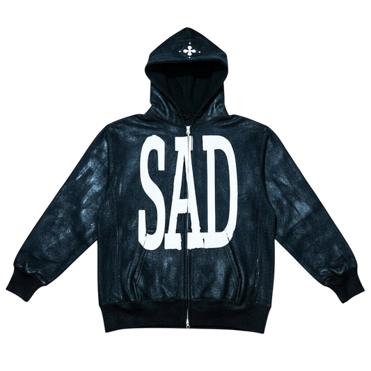 SAD HAND PAINTED HOODIE