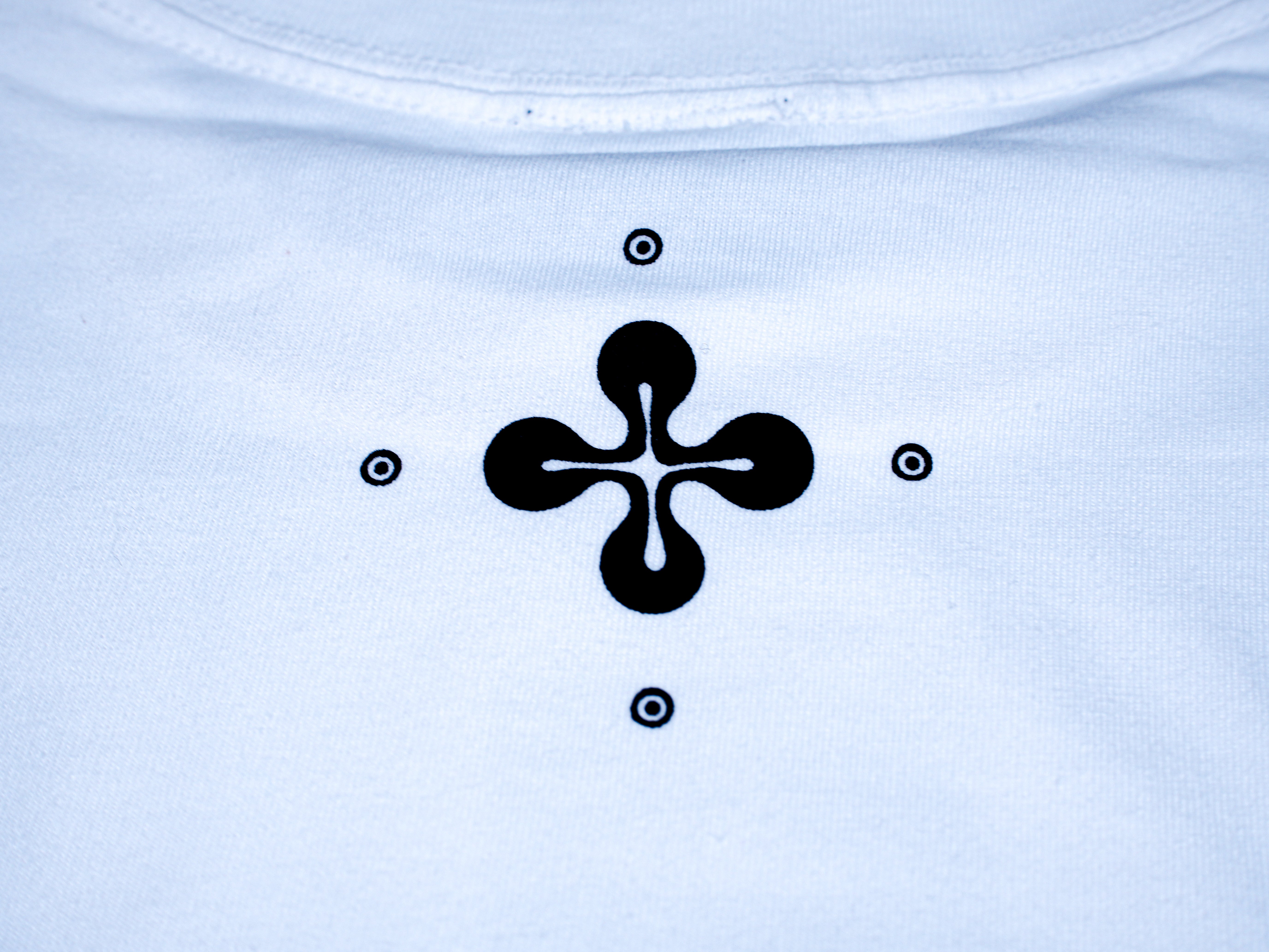 SAD LONG SLEEVE T-SHIRT WHITE（SHORT LENGTH）
