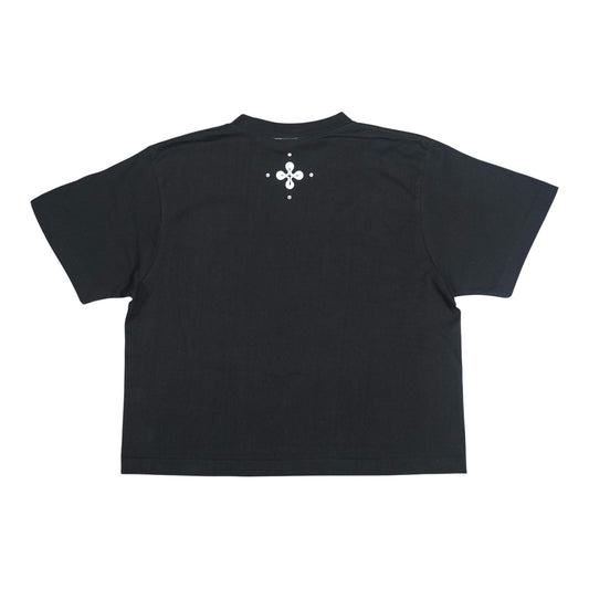 SAD SHORT SLEEVE T-SHIRT BLACK（SHORT LENGTH）