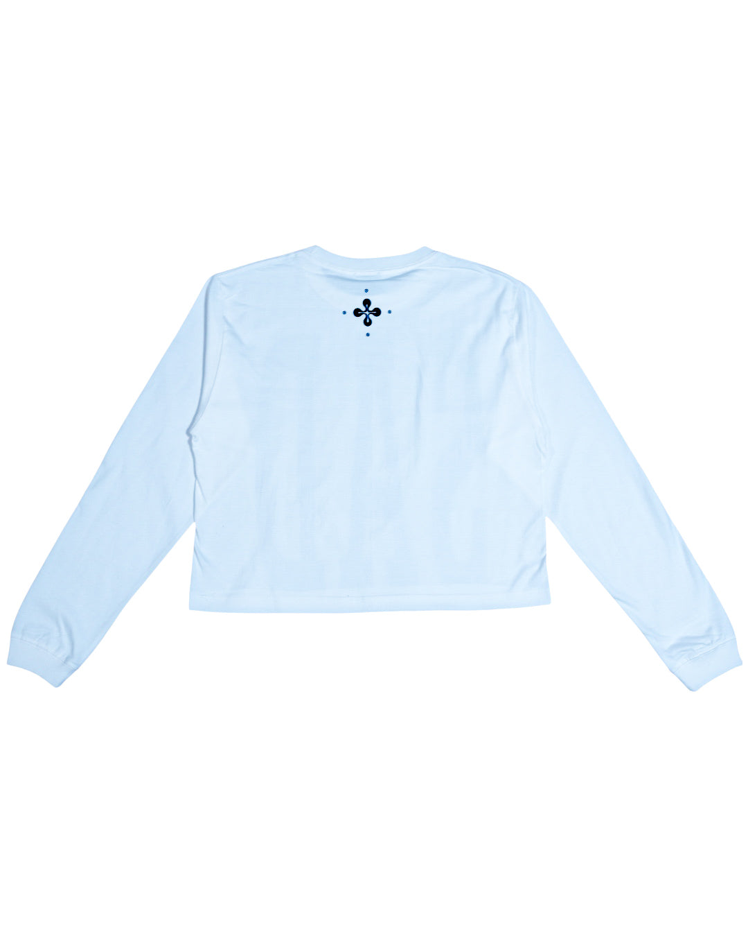 SAD LONG SLEEVE T-SHIRT WHITE（SHORT LENGTH）
